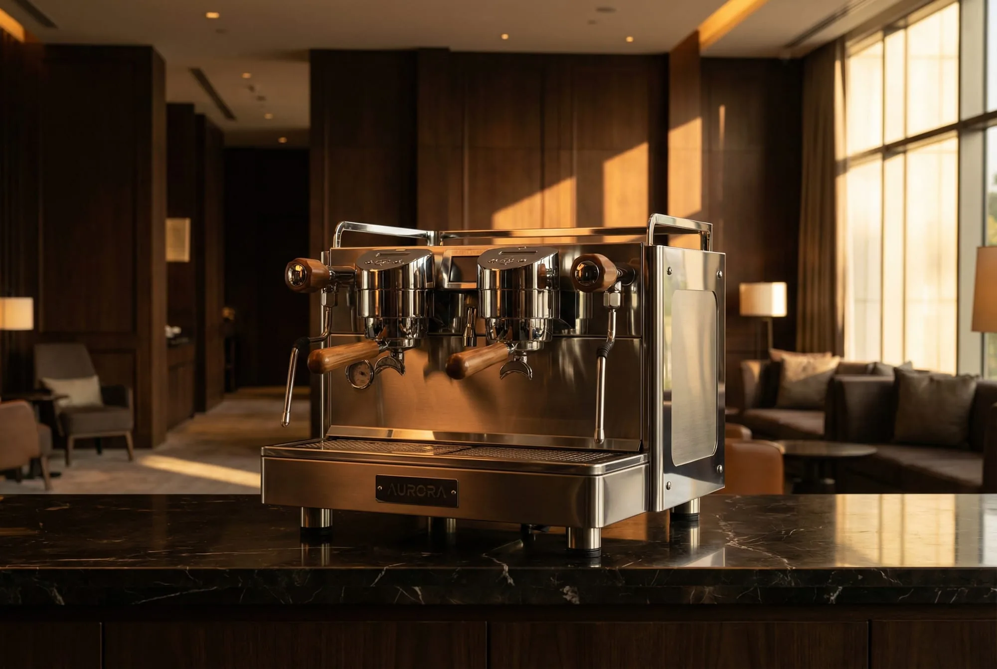 Barista preparing high quality coffee