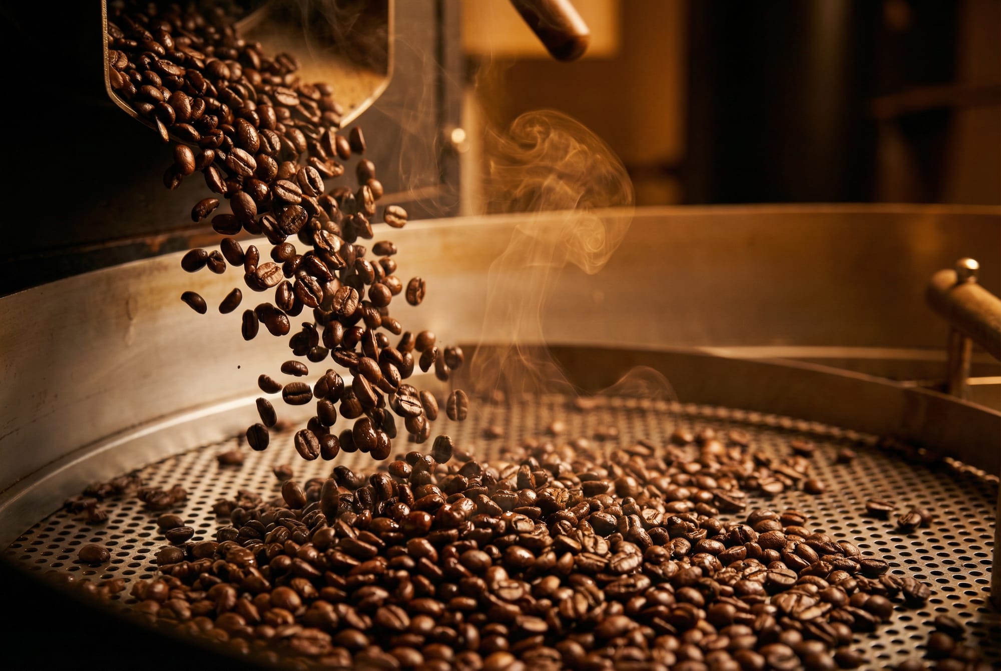 Onze koffiebranderij in actie